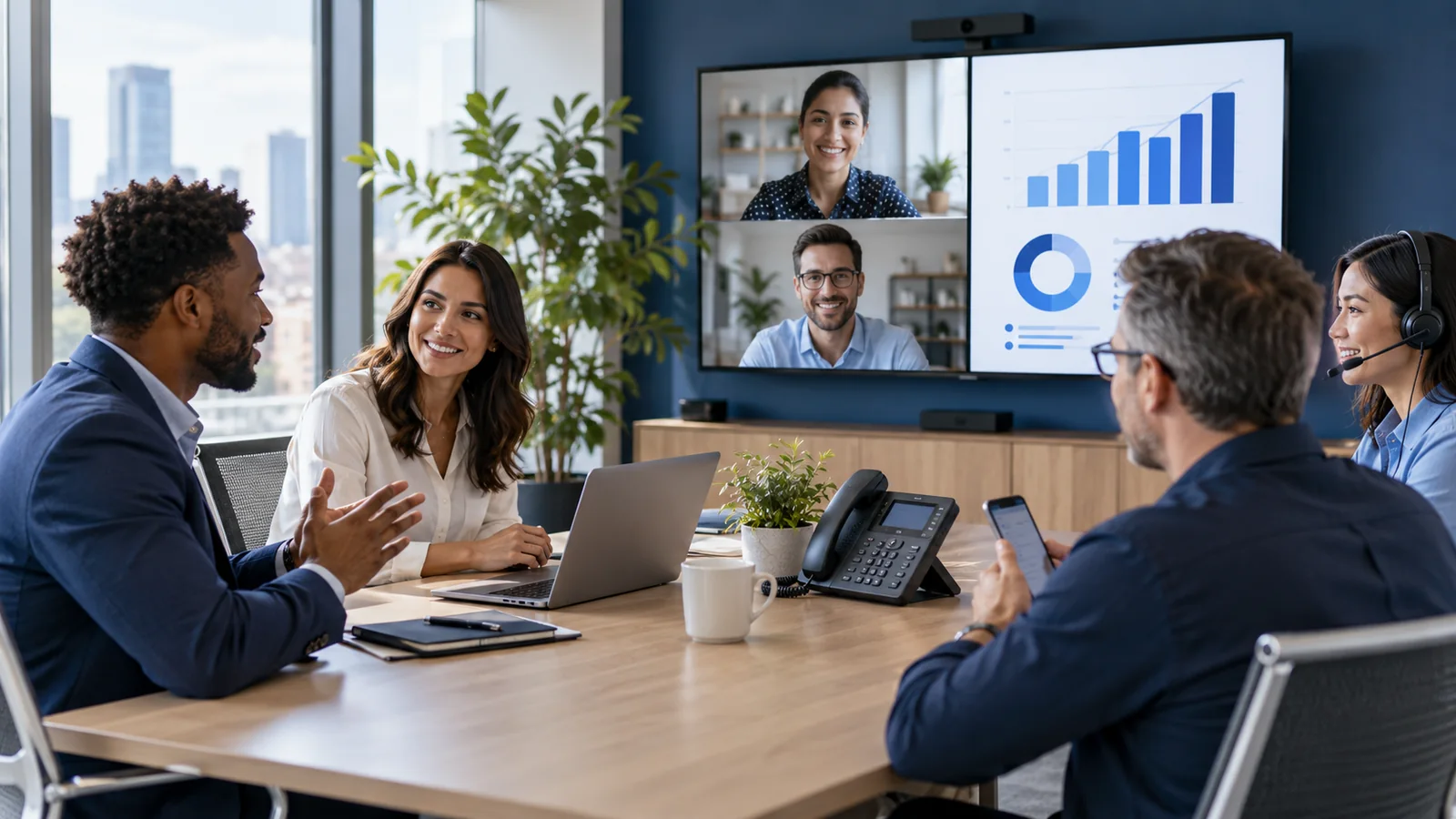 Business Communications service visual