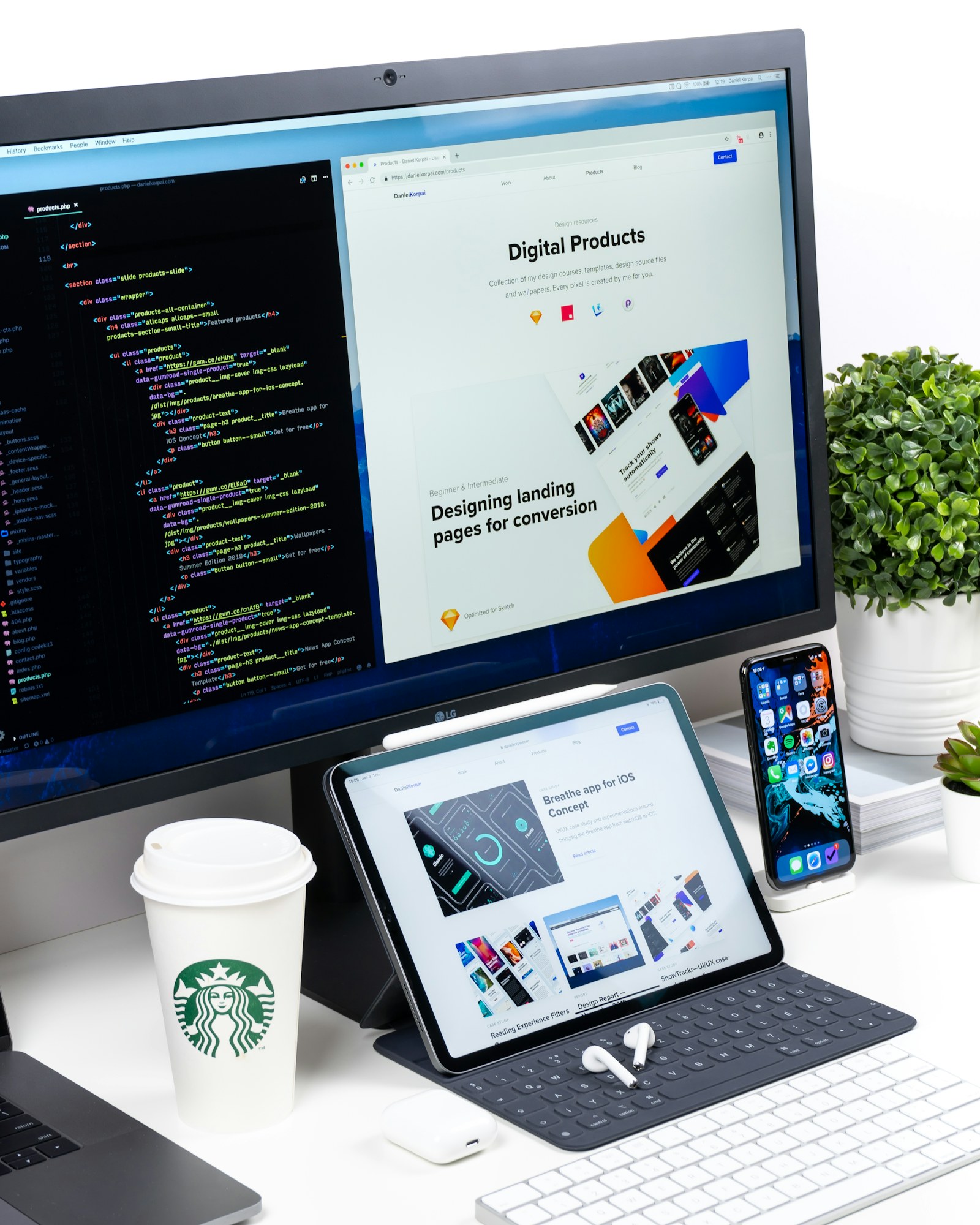 Website Design and Hosting service visual